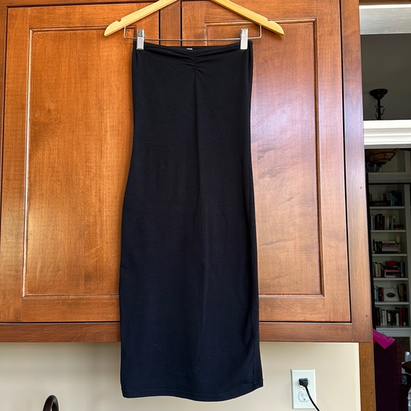 American Apparel Tube Top Dress in Black - Picture 2 of 3